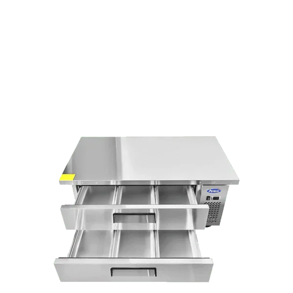Atosa MGF8451GR | 52" 2-Drawer Refrigerated Chef Base  8.4 Cu. Ft.