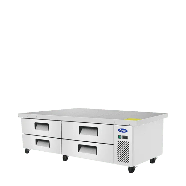 Atosa MGF8453GR | 72" 4-Drawer Refrigerated Chef Base  Two-Section