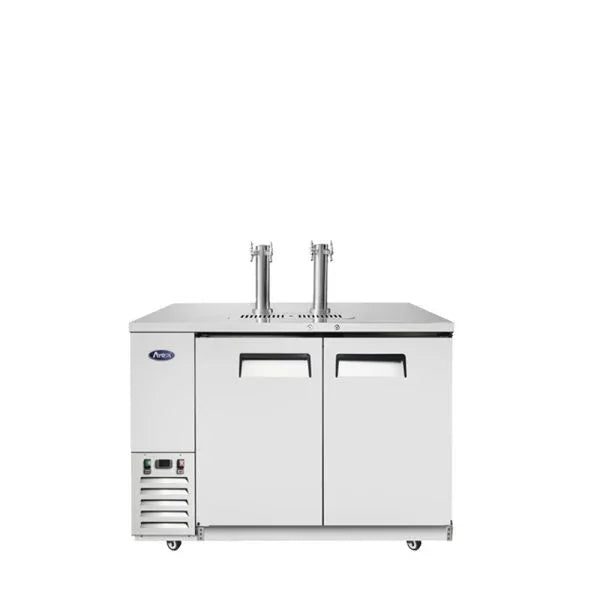 Atosa MKC58GR | 58" Direct Draw 2-Keg Cooler  2 Double Taps