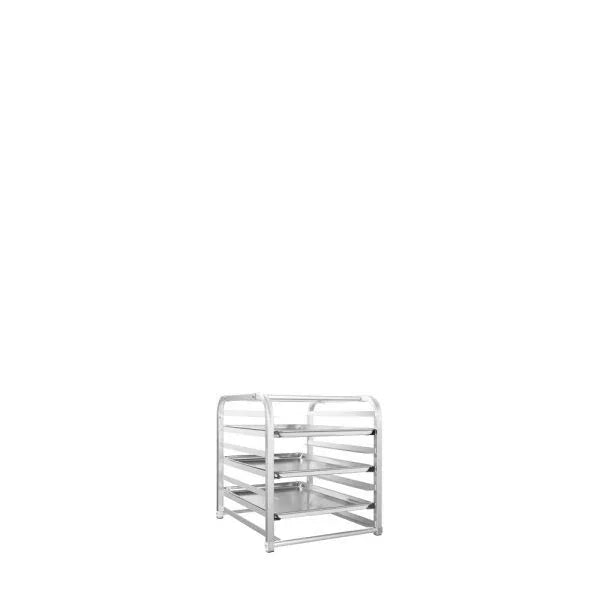 Atosa MPRA-7 | Mixrite | 7-Tier Sheet Aluminum Pan/Bun Tray Rack | Curved Top
