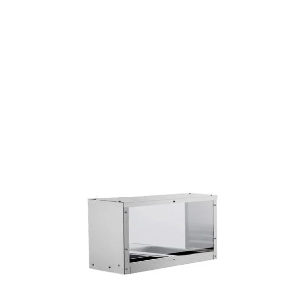 Atosa MROS-2ST | Cook Rite | Overshelf/Sneezeguard | for (2) Well Steam Table 18/201 Stainless Steel NSF
