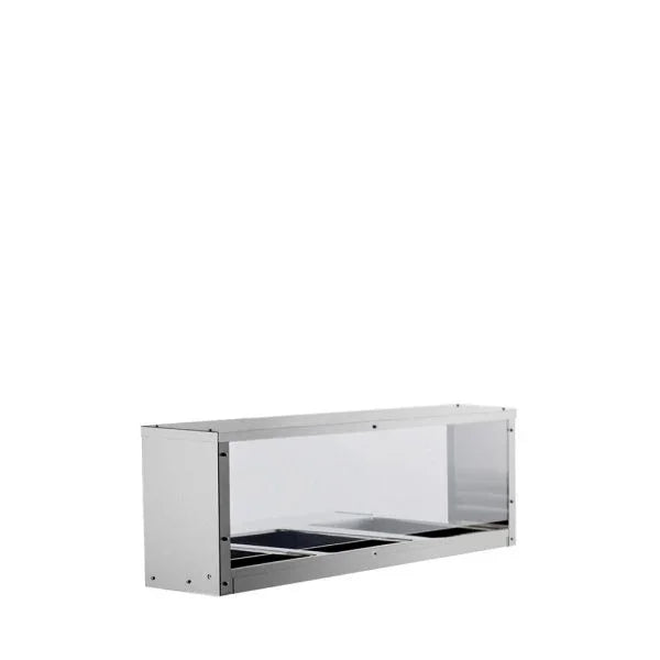 Atosa MROS-3ST | Cook Rite | Overshelf/Sneezeguard | (3) Well Steam Table 18/201 Stainless Steel, NSF