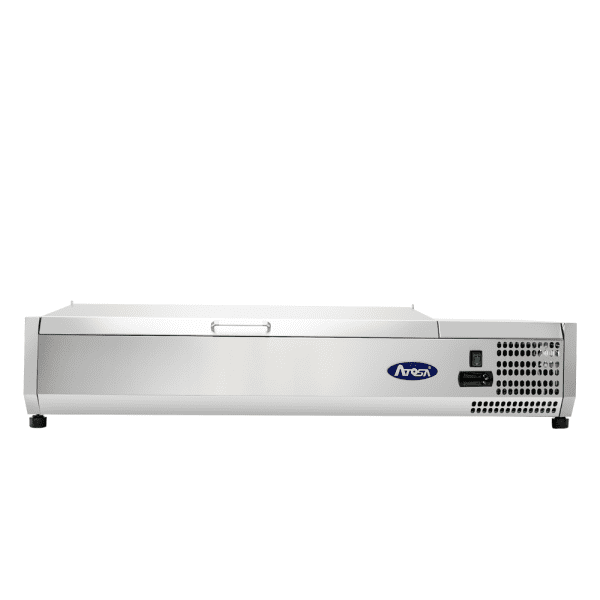 Atosa MSCT-48-10 Refrigerated Prep Station Countertop Dimensions 50-1/8 in W x 15-9/16 in D