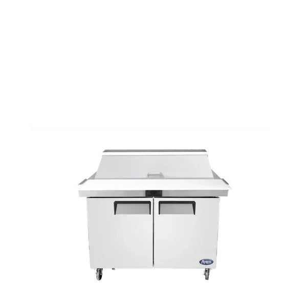 Atosa MSF8306GR | 48" 2-Door Refrigerated Mega Top Sandwich Prep Table