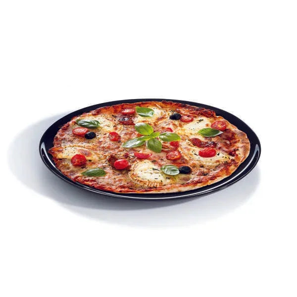 Arcoroc Evolutions Black 12.5" Pizza Plate (12/Case) | P1139