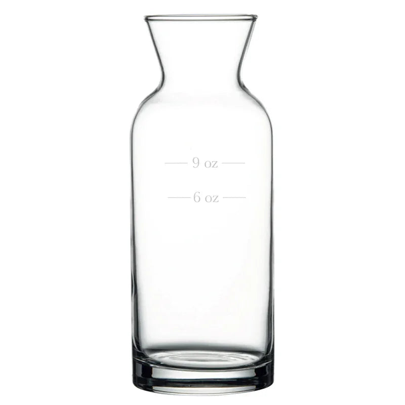 Browne 12 oz  Village Carafe w/ 6 oz & 9 oz fill lines | PG43804-6-9