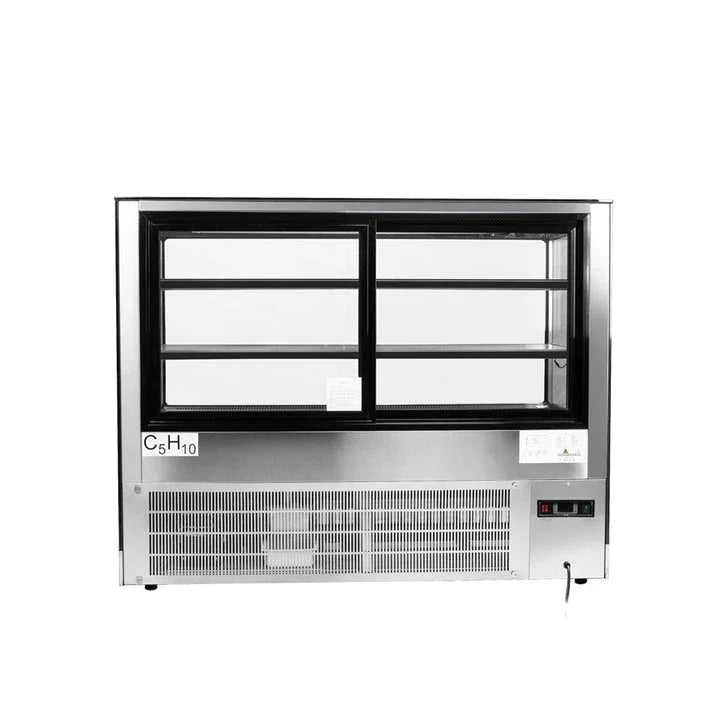 Atosa RDCS-60 | 59" Floor Model Glass Refrigerated Display Case | 20.2 Cu. Ft.