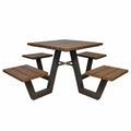 Sid Picnic Table Cluster Iron