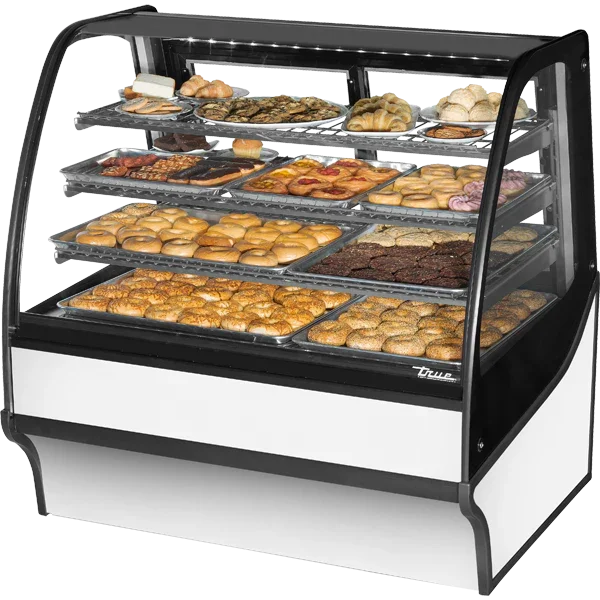 True TDM-DC-48-GE/GE-S-W | 48" Glass End Dry Merchandiser Display Case