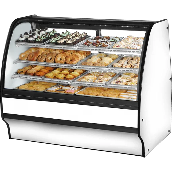 True TGM-DC-59-SC/SC-W-W | 59" Dry Glass Merchandiser Display Case