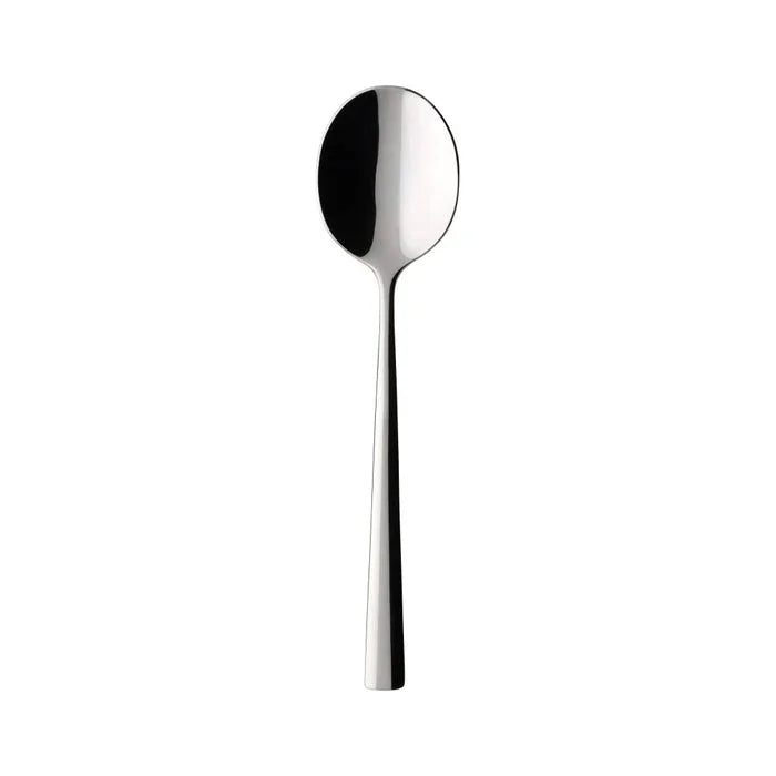 Villeroy & Boch 12-6264-0130 Soup Spoon, 7-1/8 in , 18/10 stainless steel, Piemont