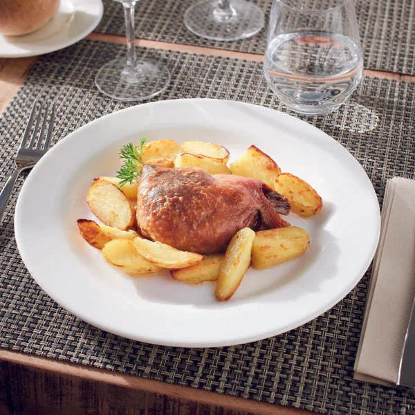 Arcoroc Intensity White 10" Rim Plate (12/Case) | V1536