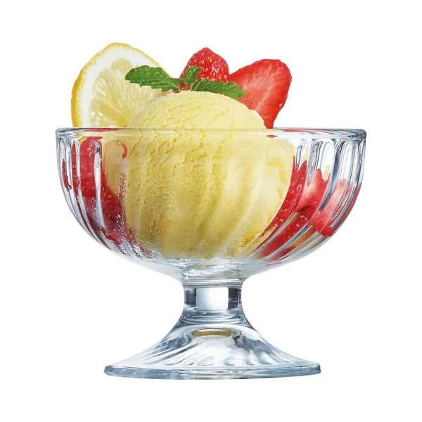 Arcoroc Desserts 7 oz Optic Swirl Dessert Glass (24/Case) | V7429
