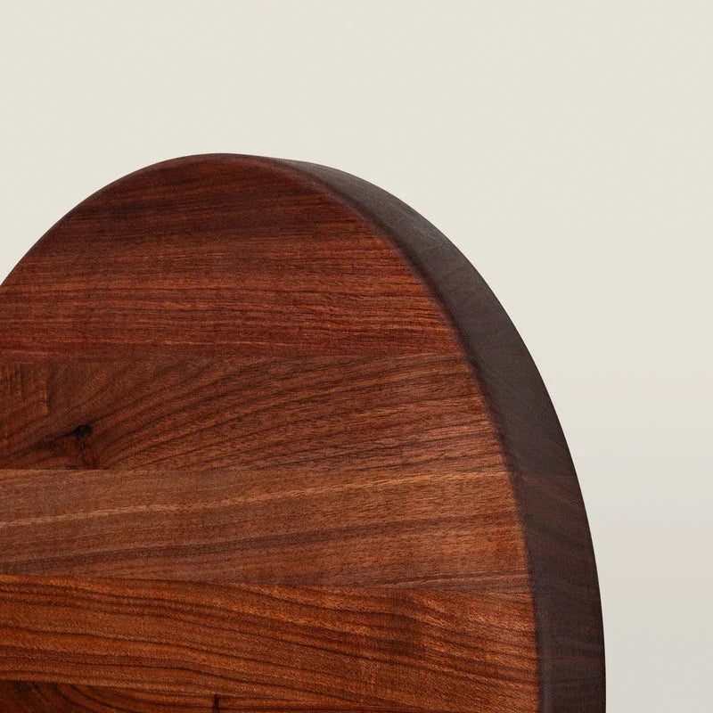 John Boos Reversible Walnut Round Cutting Board, 18" x 1.5" | WAL-R18