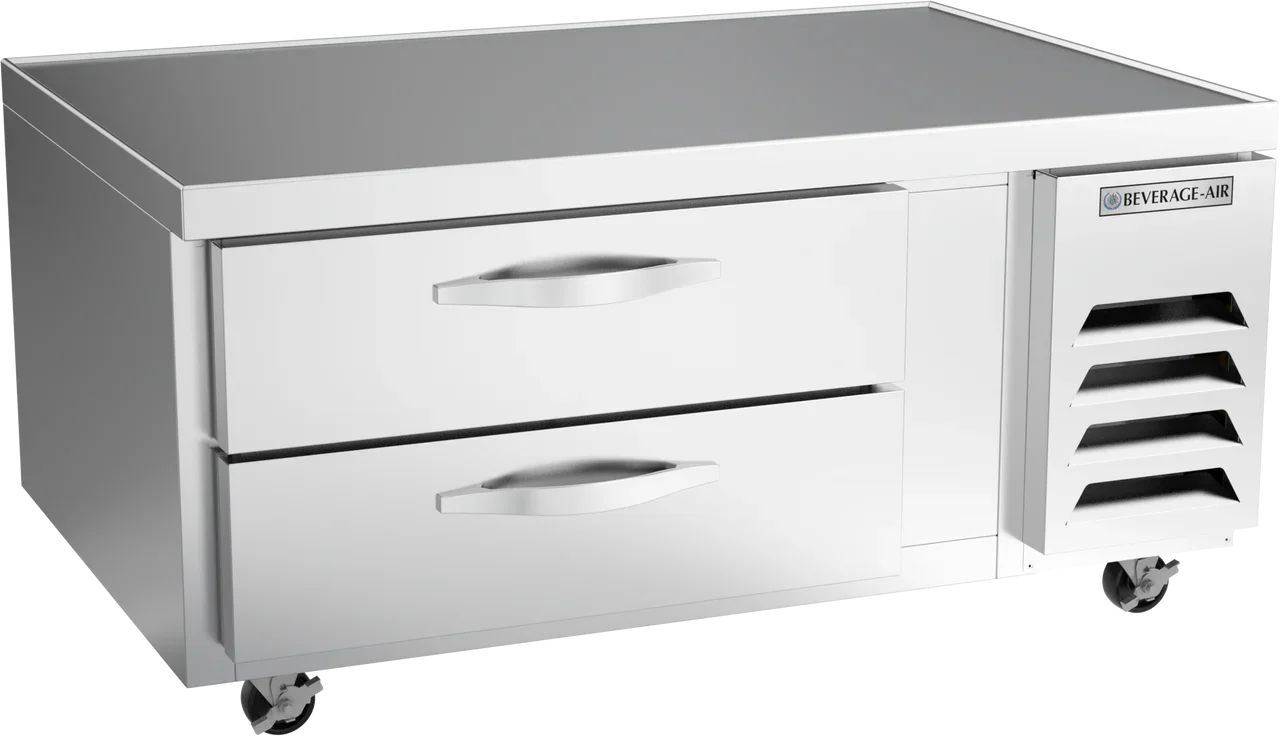 Beverage Air 48" Two Drawer Chef Base Freezer, 7.21 cu. ft. | WTFCS48HC