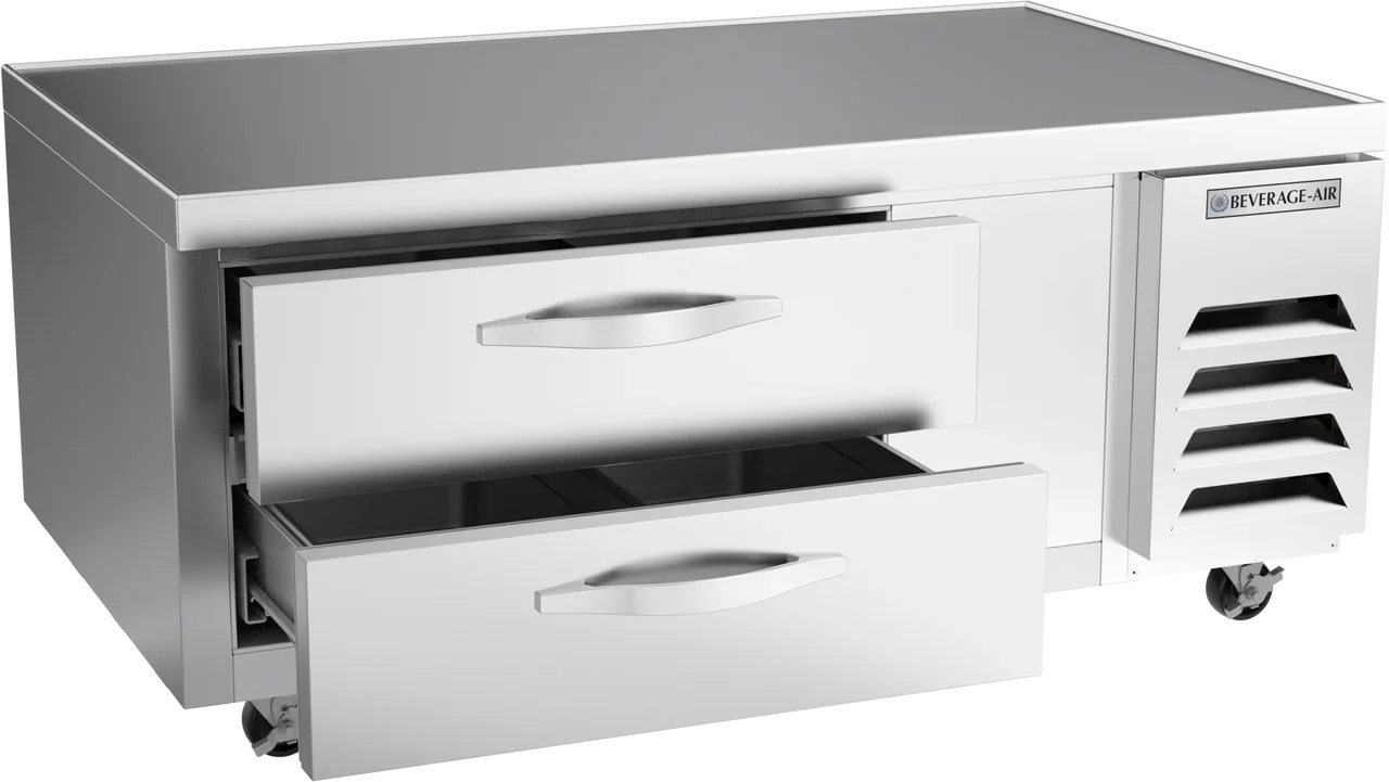 Beverage Air 52" Two Drawer Chef Base Refrigerator, 8.06 cu. ft. | WTRCS52HC