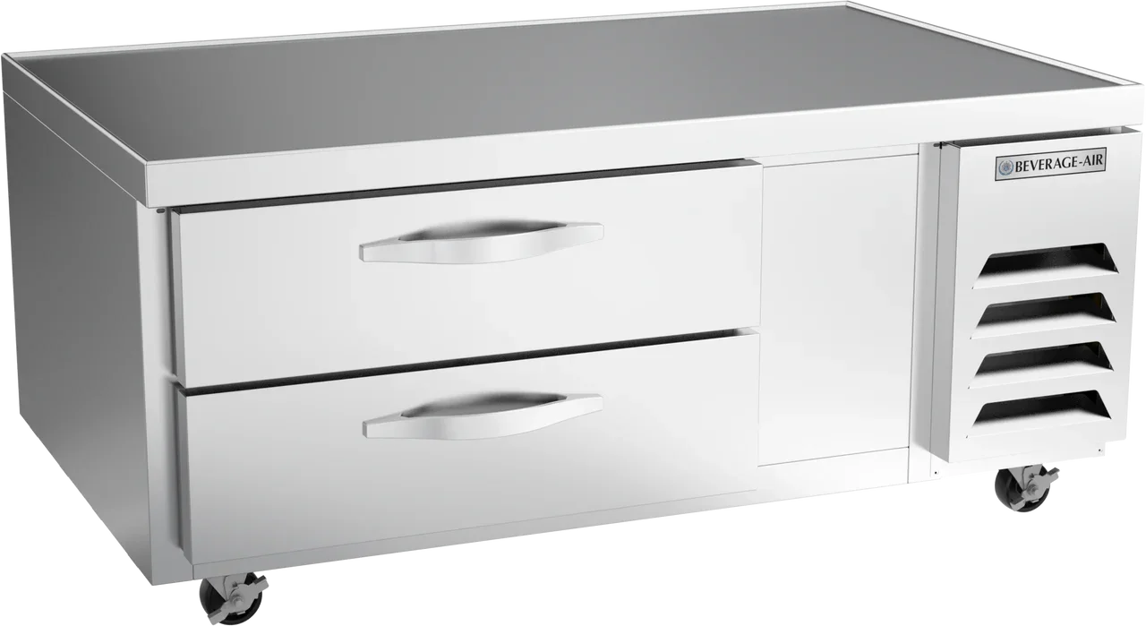 Beverage Air 52" Two Drawer Chef Base Refrigerator, 8.06 cu. ft. | WTRCS52HC