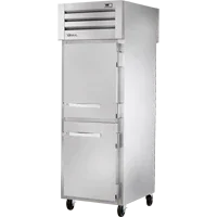 True STR1RPT-2HS-1G-HC | SPEC SERIES® | 28" 2-Solid Half Door Pass-Thru Refrigerator