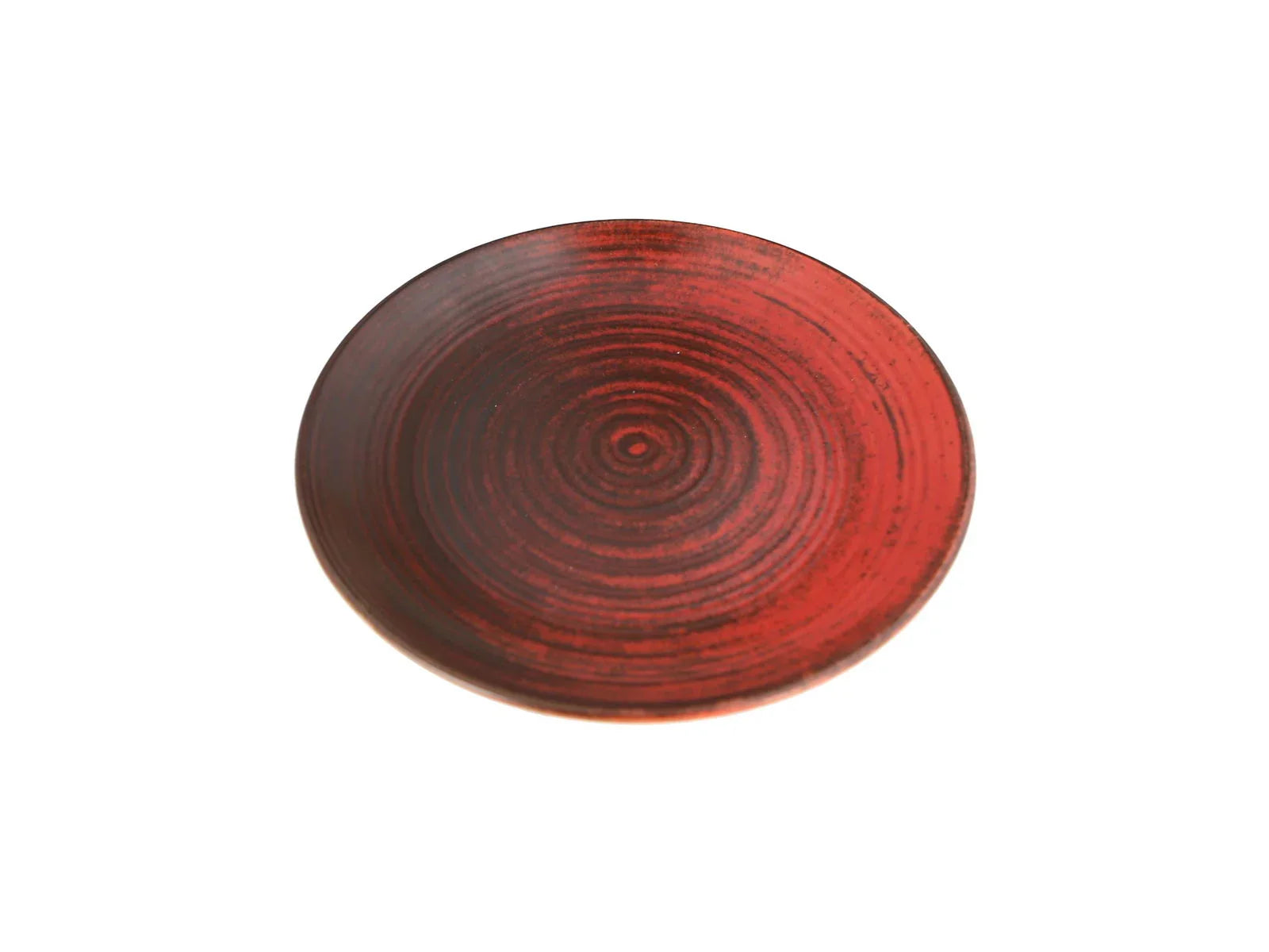 Porland Lykke 6.75" Red Round Plate (6/Case) | 04ALM005931