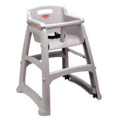 Rubbermaid FG780508PLAT | High Chair Youth Seat w/Wheels | Platinum