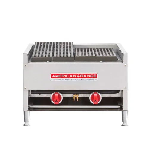 AMERICAN RANGE AECB-36 gas countertop broiler with shaped burners 36 in wide