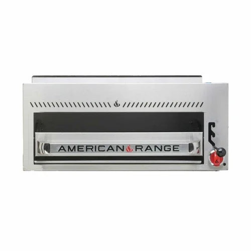 AMERICAN RANGE ARSM-36 gas salamander broiler with infrared burners and manual controls