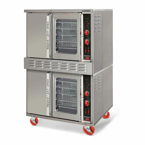 AMERICAN RANGE MSD-2 Double-Deck Gas Convection Oven with Manual Controls
