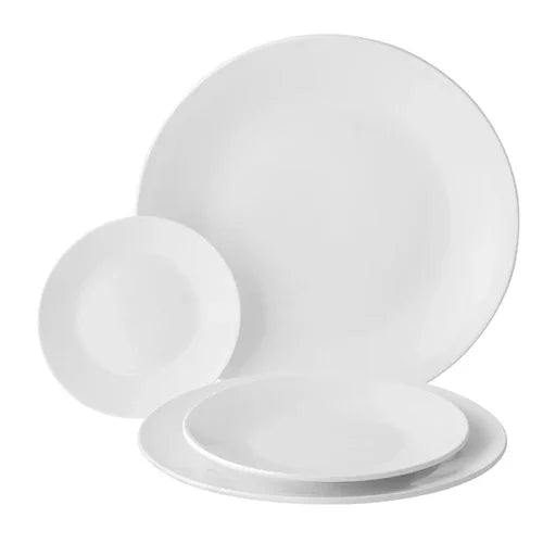Anton Black ABZ03018 Round Coupe Plate, 8-1/4 in Porcelain