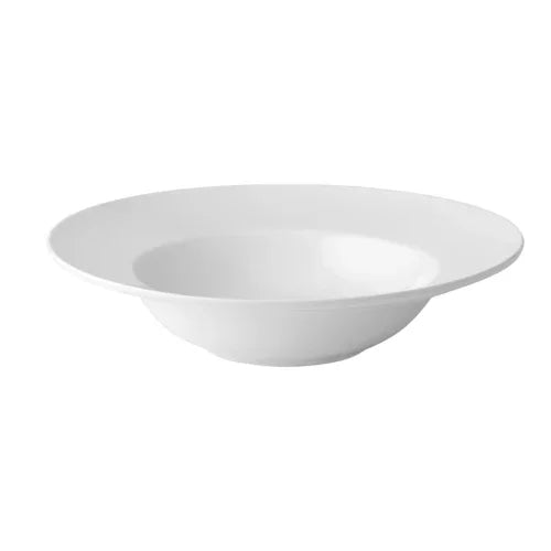 Anton Black ABZ03024 Winged Pasta Plate 28 oz. Round Deep Porcelain