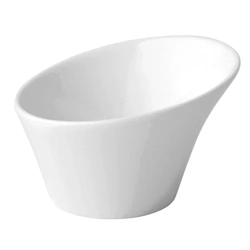 Anton Black ABZ06017 Mini Ellipse Bowl 2 oz Round Porcelain Microwave Safe