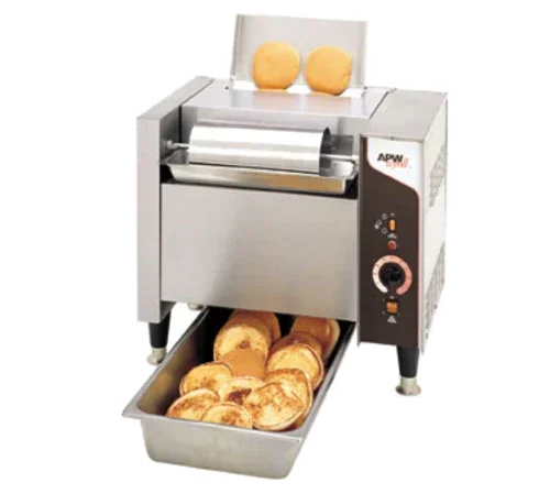 APW M-95-2 Bun Grill Conveyor Toaster with 865 bun halves per hour capacity