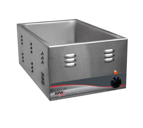 APW W-3VI Food Pan Warmer Electric Countertop 22 Quart Capacity