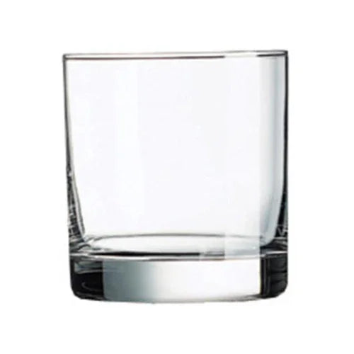 ARCOROC Q2539 Rocks Glass, 10-1/2 oz. straight sided glass with details