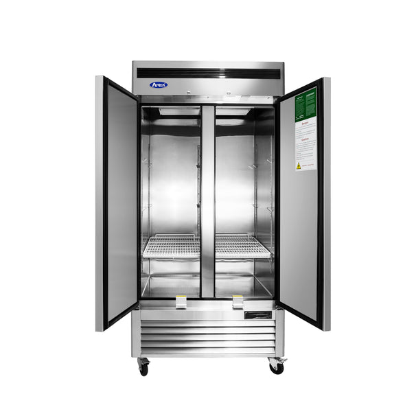 Atosa MBF8506GR Refrigerator Two-Section Reach-In Dimensions 39-1/2
