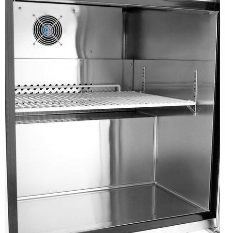 Atosa MGF24RGR Atosa Undercounter Refrigerator, reach-in, one-section, 23-13/16 in W x 25 in D