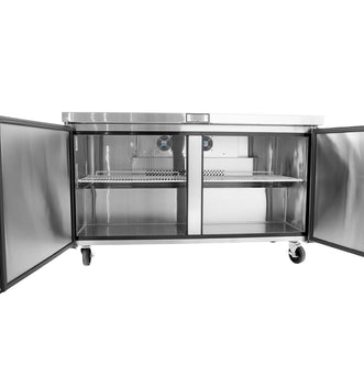 Atosa MGF8407GR Undercounter Freezer Two-Section 60-1/5 in W x 30 in D