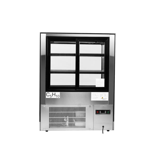 Atosa RDCS-35 Refrigerated Display Case, floor model, 35-2/5 in W x 29-1/2 in D x 47-4/5 in H,