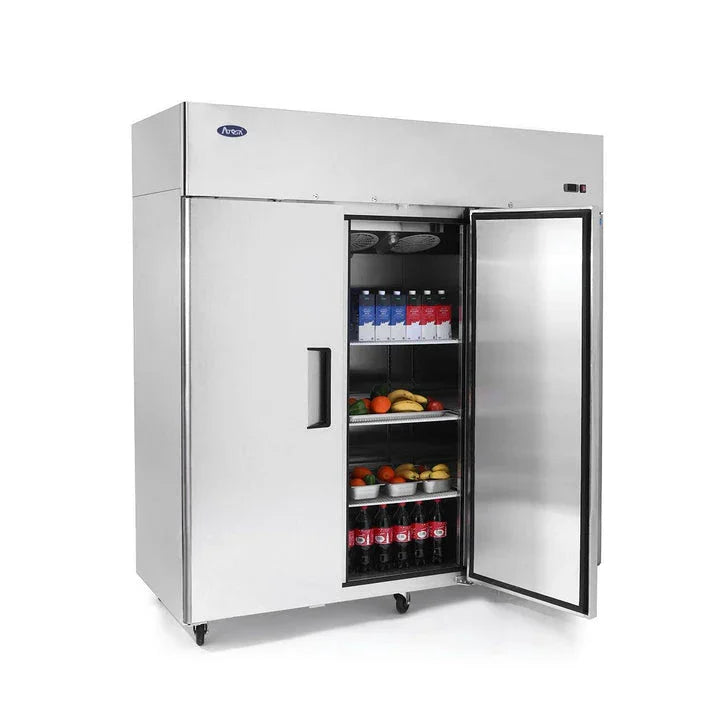 Atosa MBF8006GR | 78" 3-Door Solid Reach-In Refrigerator | Top Mounted | 64.90 Cu. Ft.