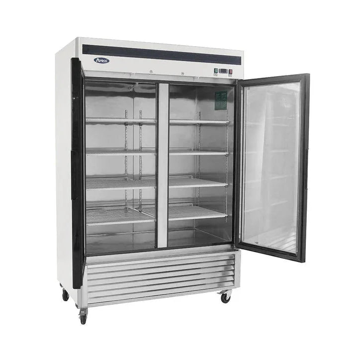 Atosa MCF8703ES | 54" 2-Glass Door Merchandiser Freezer  44.8 Cu. Ft.