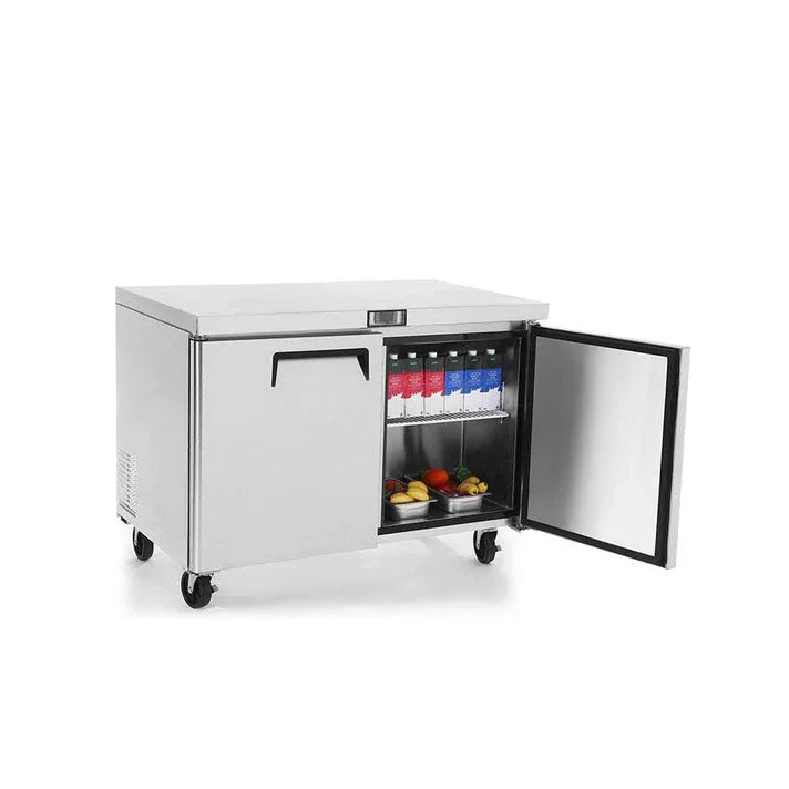 Atosa MGF8406GR | 48" 2-Door Undercounter Freezer  13.4 Cu. Ft.
