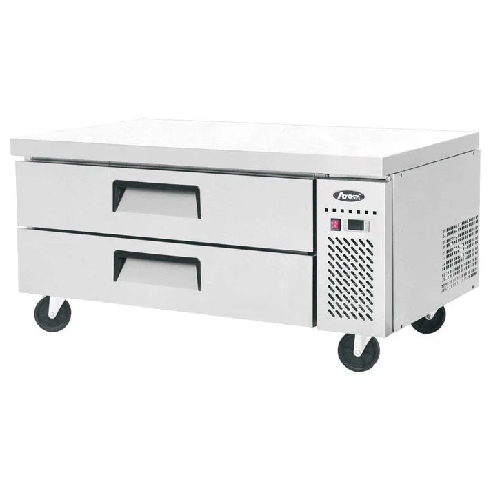 Atosa MGF8451GR | 52" 2-Drawer Refrigerated Chef Base  8.4 Cu. Ft.