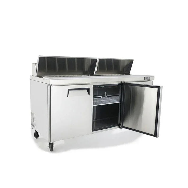 Atosa MSF8304GR | 72" 3-Door Sandwich Prep Table   Commercial Kitchen Equipment