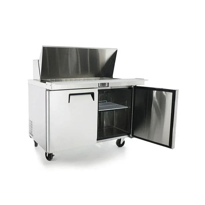 Atosa MSF8306GR | 48" 2-Door Refrigerated Mega Top Sandwich Prep Table