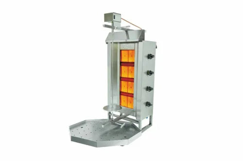 Axis AX-VB4 vertical broiler with natural gas and four controlled infrared burners