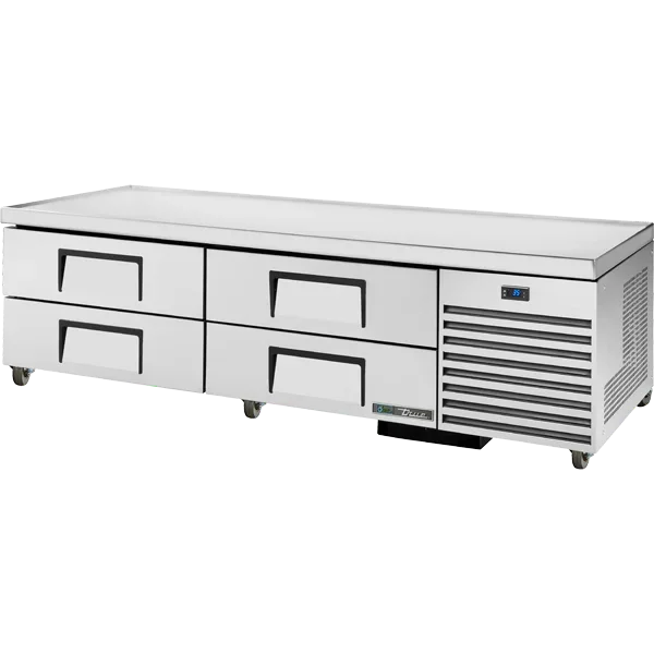 True TRCB-79-HC | 79" 4-Drawer Refrigerated Chef Base | Kitchen Equipment