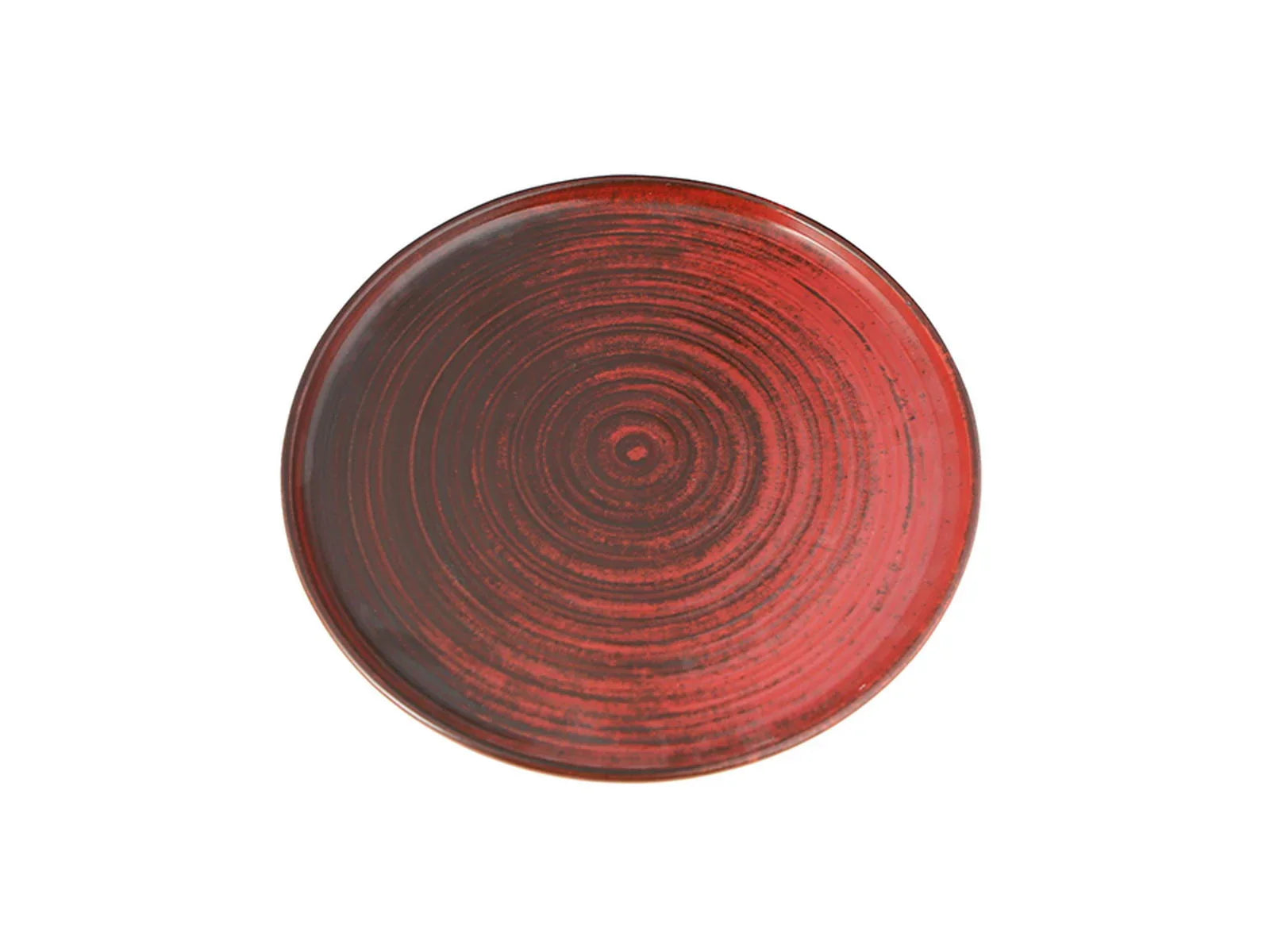 Porland Lykke 8.25" Red Flat Plate (6/Case) | 04ALM006562