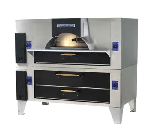 BAKERS PRIDE FC-616/Y-600 Pizza Oven, double stacked, wood burning style