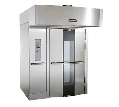 Baxter  OV500G2-EE Rotating Rack Oven, Gas, curved front, holds (2) single or (1) double oven racks