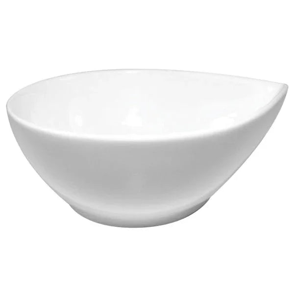 William Fine Bone BCMX.07.15 Bowl, 13 oz., 6 in , teardrop shaped, china, William Fine Bone