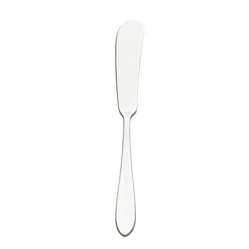 Browne 502122 Eclipse Butter Spreader, 7 in , bent, 18/10 stainless steel, mirror finish